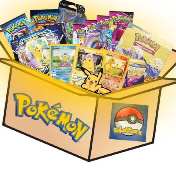 POKÉMON MYSTERY PACK - chance at ultra rare, rainbow, EX, Vintage - Picture 2 of 5